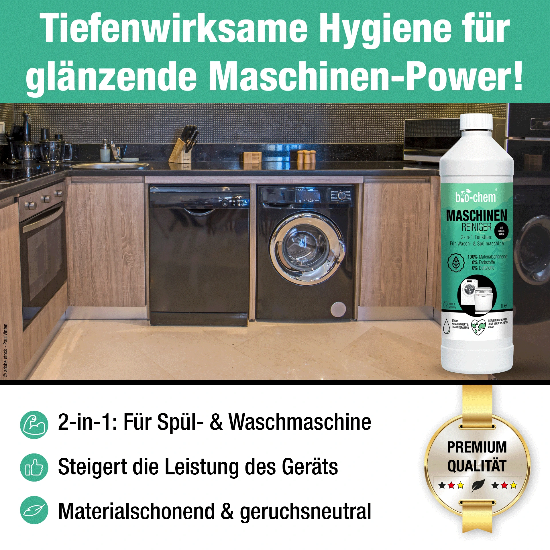 Tiefenwirksame Hygiene für glänzende Maschinen-Power!